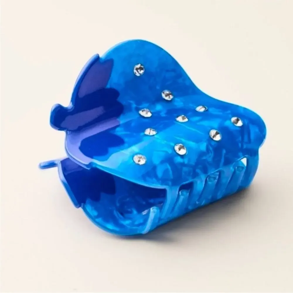 NWT Kate spade x target blue strawberry hair claw clip
